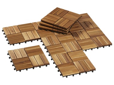 FLORABEST® Dřevěné dlaždice