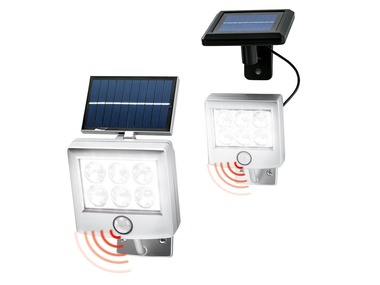 LIVARNOLUX® LED solární reflektor s detektorem pohybu