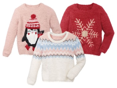 LUPILU® Dívčí vánoční hřejivý svetr