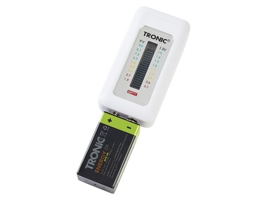 TRONIC® Digitální zkoušečka baterií