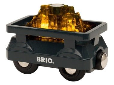 BRIO Svítící vagon se zlatem