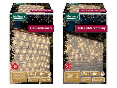 MELINERA® Světelný LED závěs / světelná LED síť