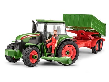Revell Traktor s přívěsem a figurkou farmáře
