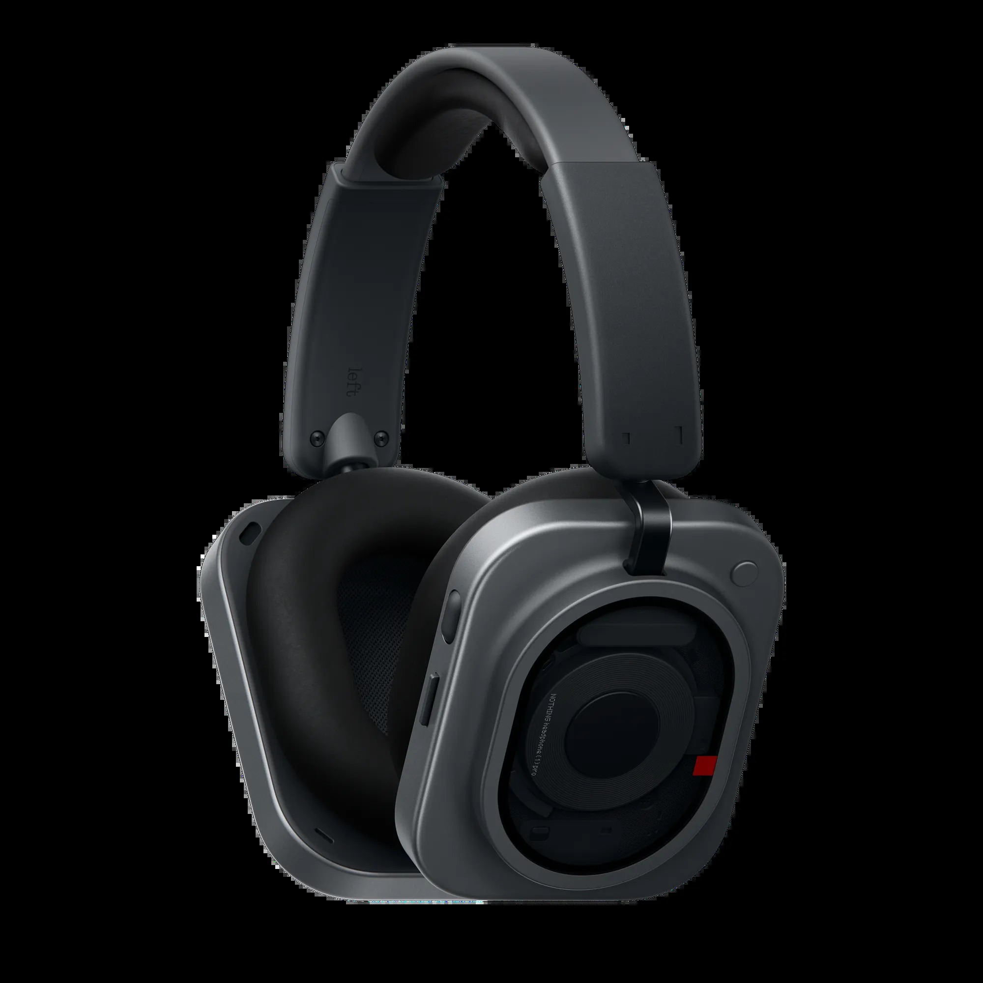 Nothing Headphone (1) Pro v černé barvě, oficiální produktová fotografie