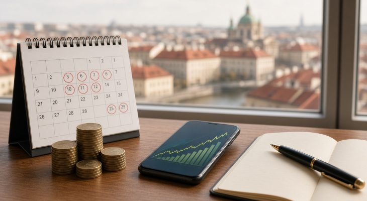 Dividendový kalendář 2026: kolik a kdy vyplatily české akcie (ČEZ, KB, Moneta, Philip Morris)
