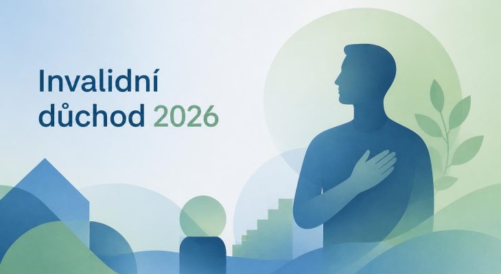 Invalidní důchod 2026: stupně, minimální výše (až 9 800 Kč) a jak požádat