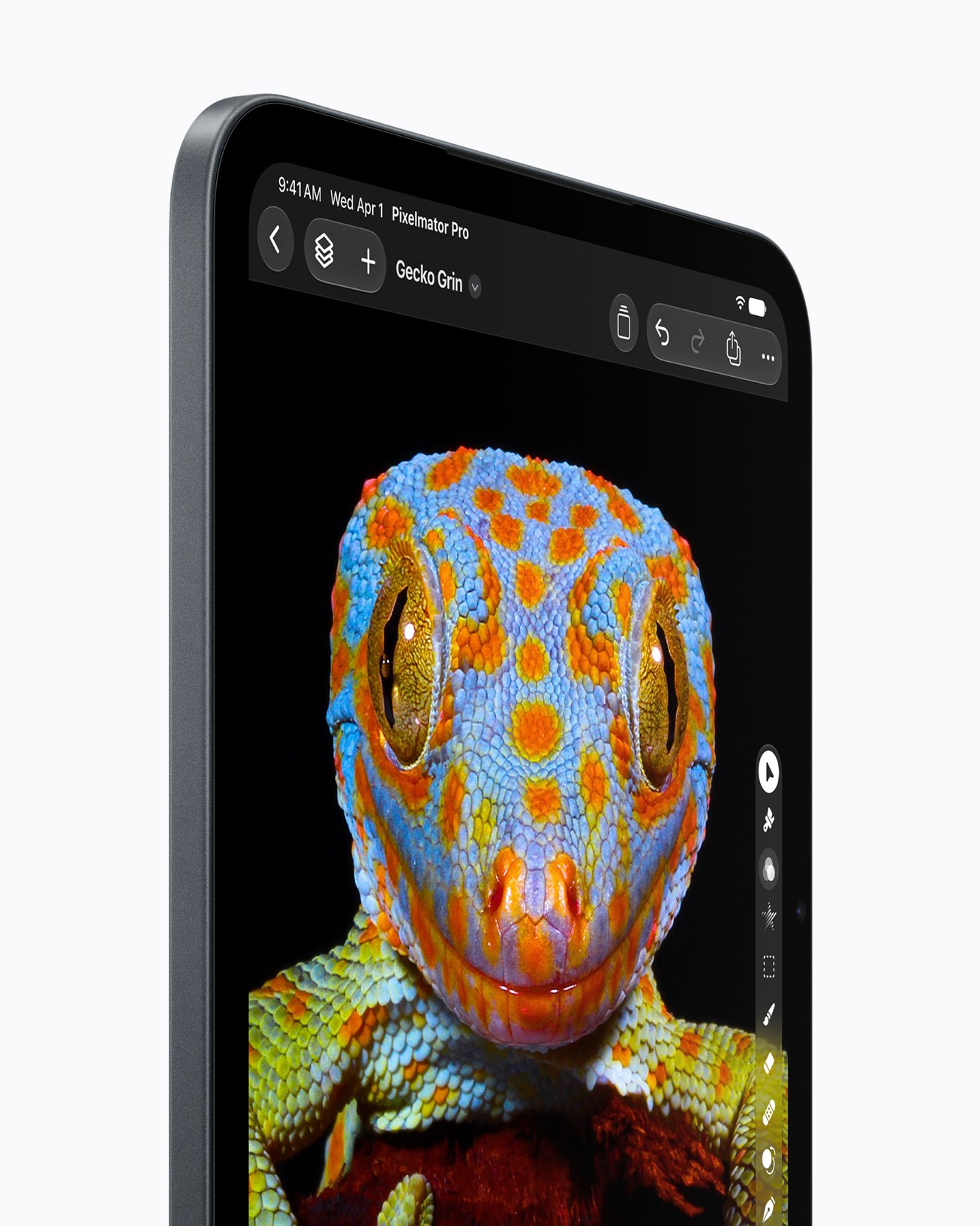 OLED Super Retina XDR displej nového iPadu mini 2026 – oficiální fotografie Apple