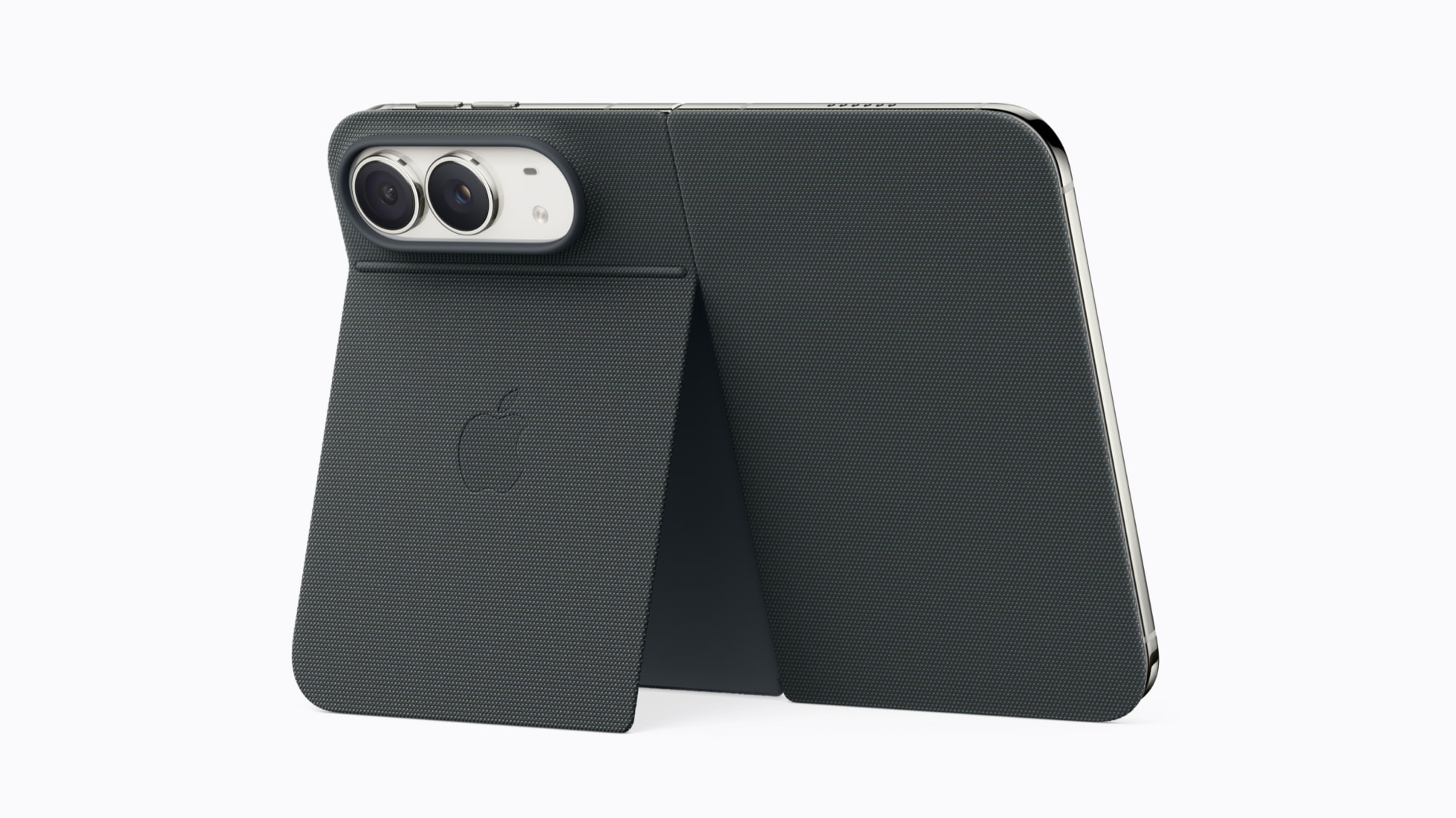 Námořnicky modré folio se stojánkem na iPhone Duo