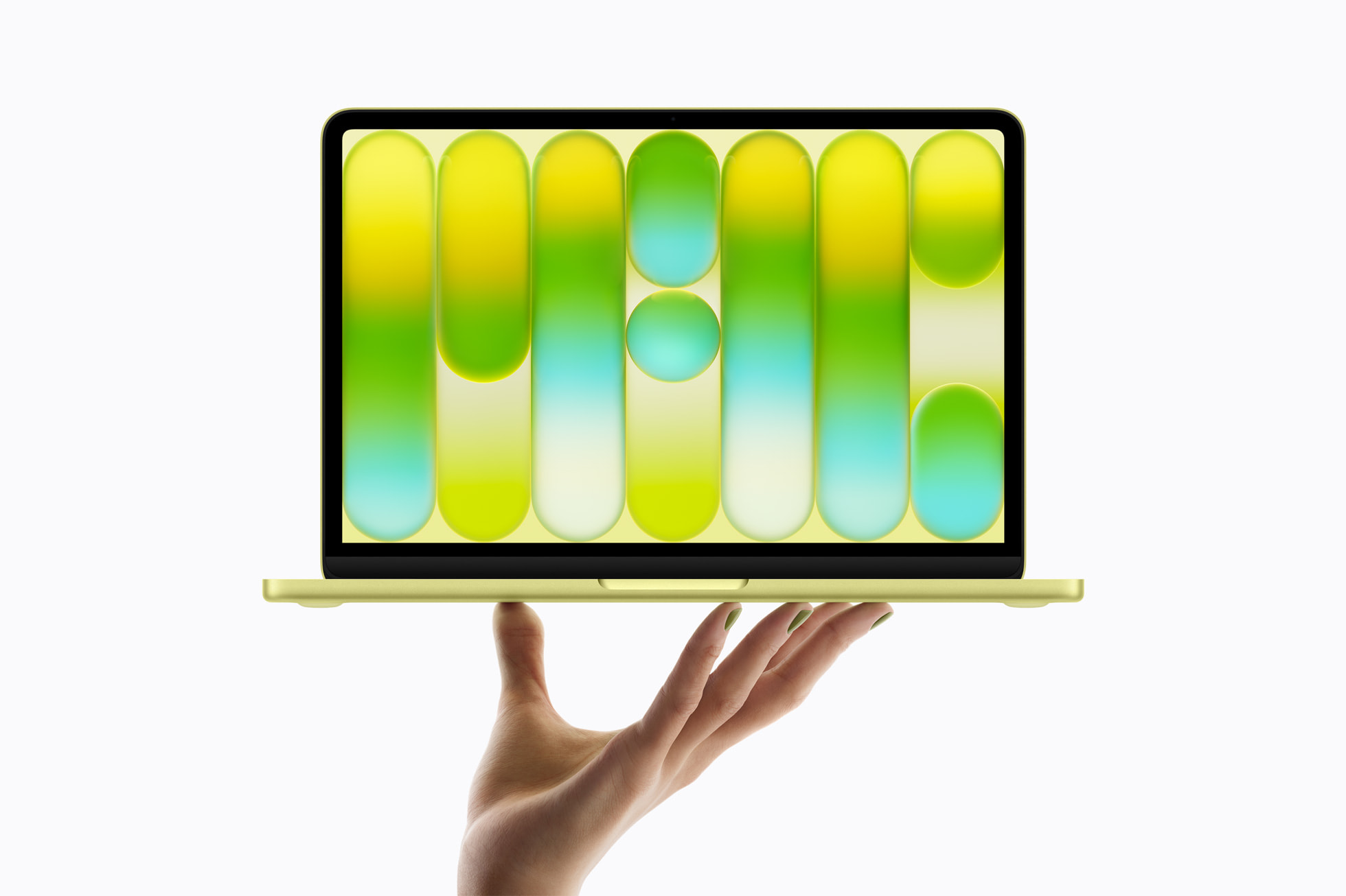 MacBook Neo v otevřené poloze s Liquid Retina displejem