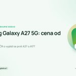 Samsung Galaxy A27 5G cena v ČR 2026 – nákupní rádce usetril.cz